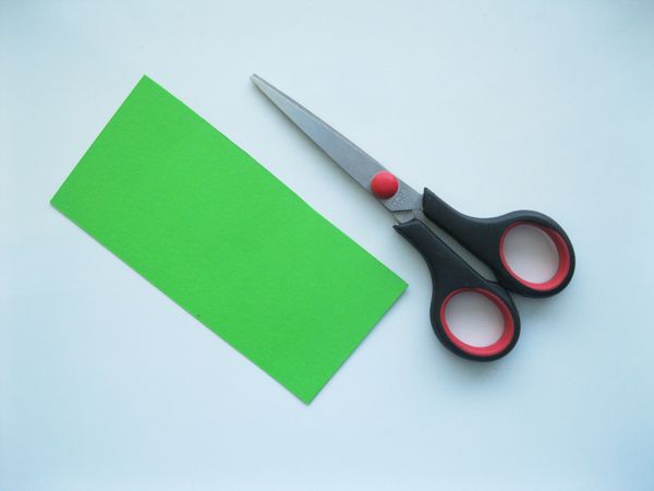 Coccodrillo in carta colorata con le proprie mani