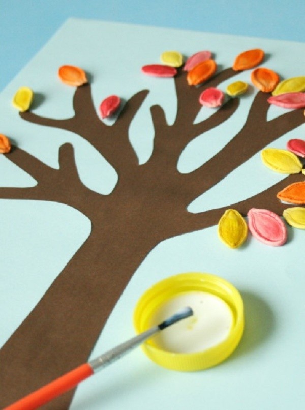 Artigianato "Regali d'autunno" con le proprie mani da materiali naturali per la scuola materna e la scuola