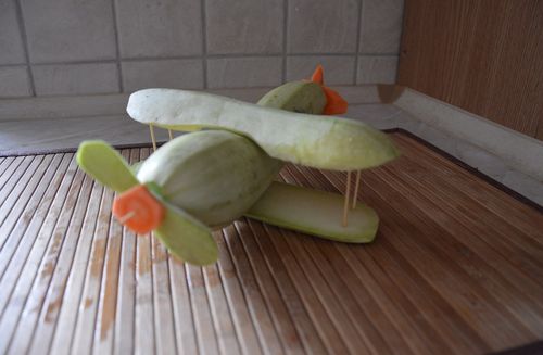Artigianato da vegetali per la scuola materna e la scuola, corsi di perfezionamento, fotografia Artigianato da verdure con le proprie mani