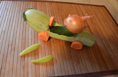 Artigianato da verdure con le proprie mani