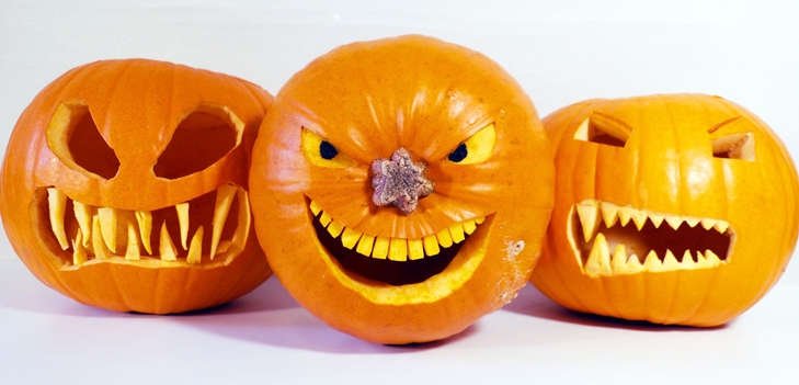 Lanterne di zucca di Halloween