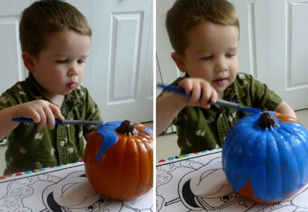 Artigianato di una zucca con le proprie mani per scuola materna e scuola, lezioni master passo dopo passo