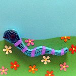 Artigianato per il nuovo anno: un serpente di carta