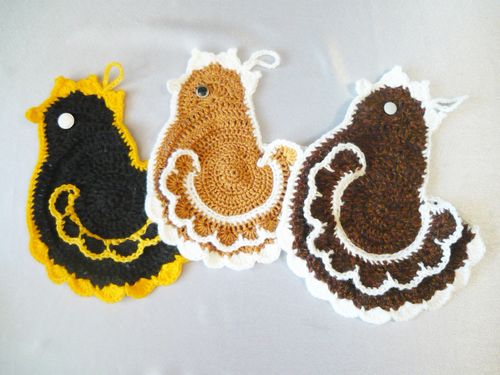 Crochet di gallina, schema. Master class per lavorare a uncinetto