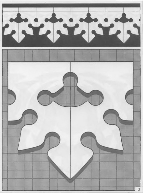 Filo da taglio (traforato) e stencil