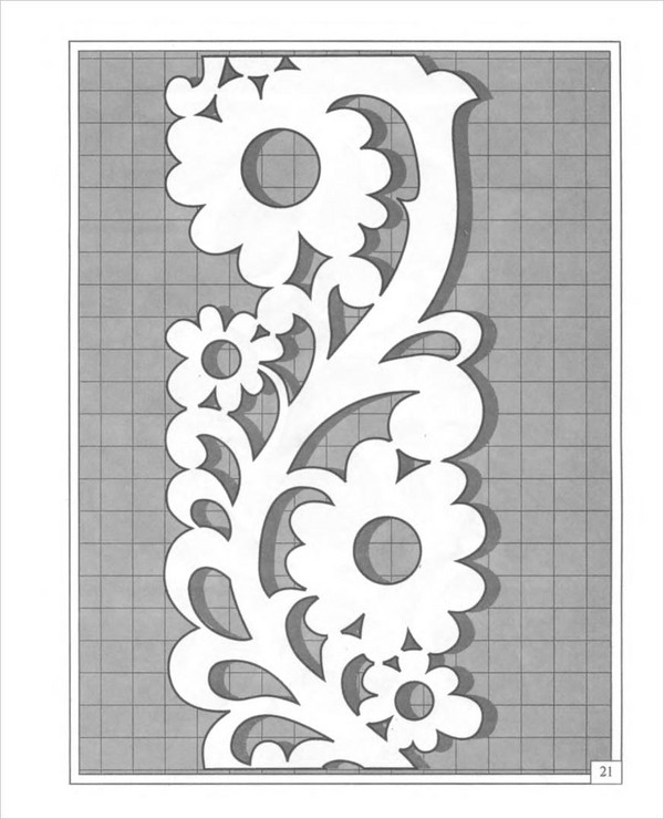 Filo da taglio (traforato) e stencil