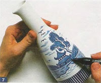 Pittura ceramica: set per sushi Pittura ceramica: set per sushi