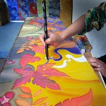 Pittura su seta