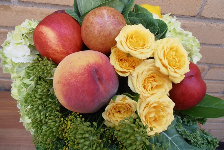 Se stesso un fioraio: 5 bouquet autunno con verdure e frutta