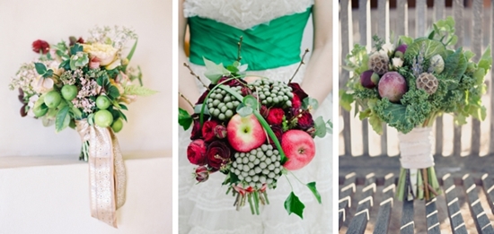 Se stesso un fioraio: 5 bouquet autunno con verdure e frutta