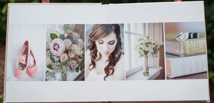 Idee per un album di foto di matrimonio