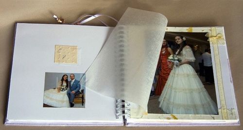 Idee per un album di foto di matrimonio