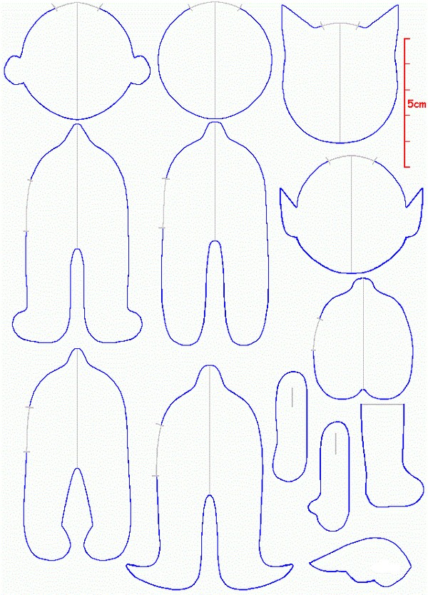 Bambole tessili: classe master con modelli e video
