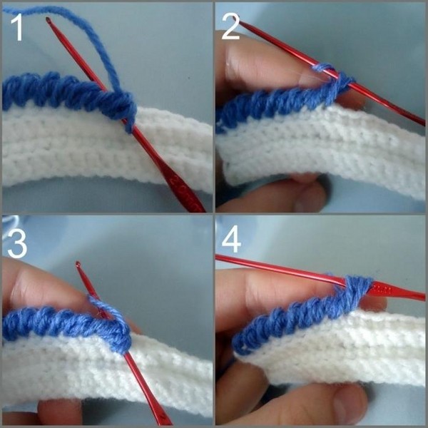 Crochet "Rachy step" - tecnica di esecuzione