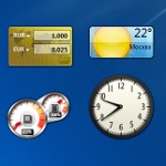 Gadget desktop di Windows 7