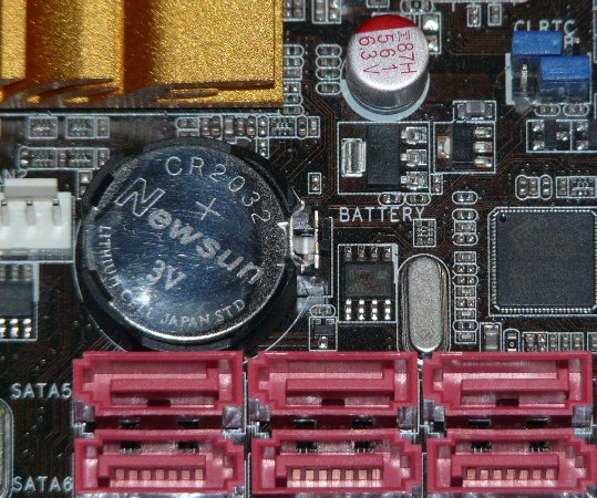 batteria nel computer