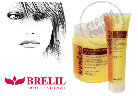 Brelil Numero Crema Ristrutturante All'Avena crema maschera con estratto di avena