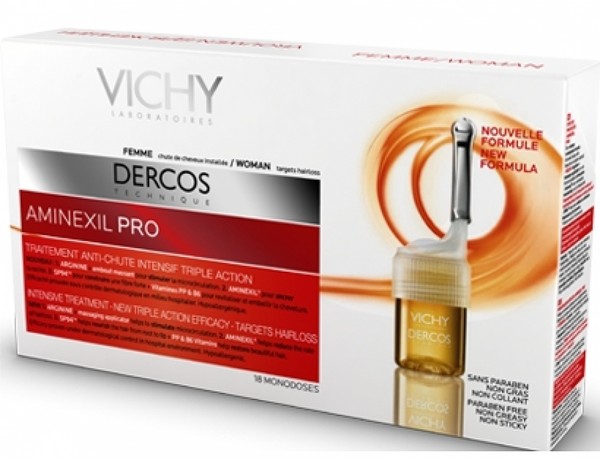 Vichy Dercos AMINEXIL SP94 Mezzi contro la perdita dei capelli per gli uomini 12 fiale