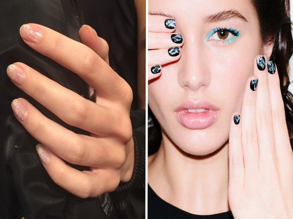 Manicure astratta - tendenza estiva 2016