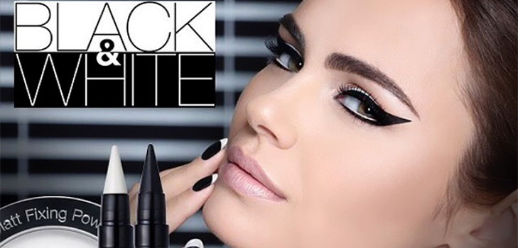 Black & White: una collezione di make-up Isadora L'aspetto monocromatico