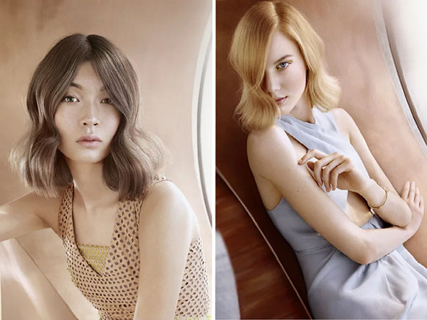 Colore della tartaruga: riccioli Еcaille - hair-trend-2017