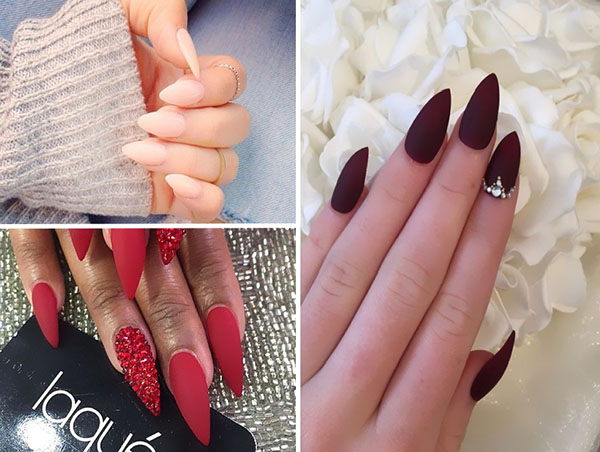 Ritorni in discoteca: unghie stiletto - tendenza 2016-2017