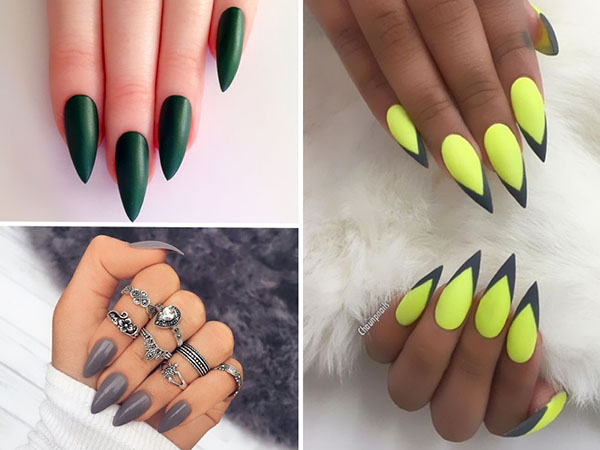 Ritorni in discoteca: unghie stiletto - tendenza 2016-2017