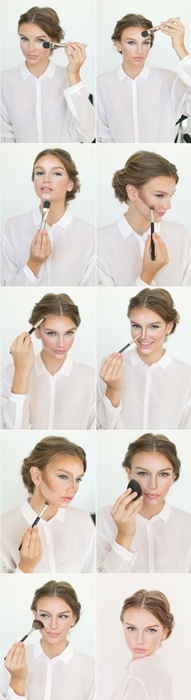 Trucco glamour a casa