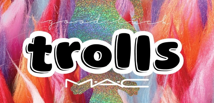 Troll glamorous: collezione decorativa di MAC Good Luck Trolls