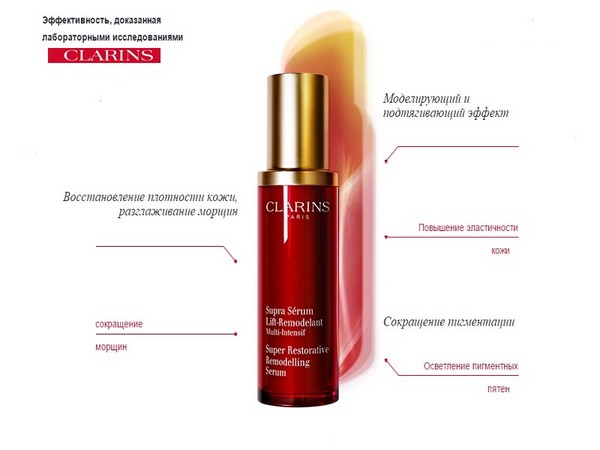 Circuito ideale: modellare il siero Clarins Multi-Intensif