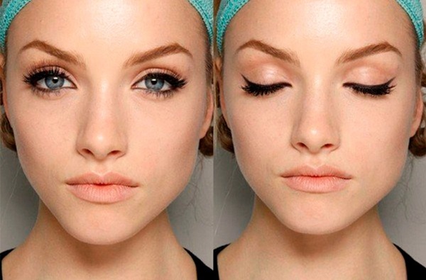 Come disegnare le frecce davanti all'eyeliner