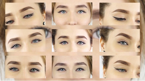 Come disegnare le frecce davanti all'eyeliner