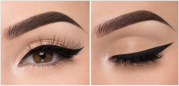 Come disegnare le frecce davanti all'eyeliner