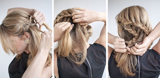 Come fare un'acconciatura da sera per capelli di media lunghezza