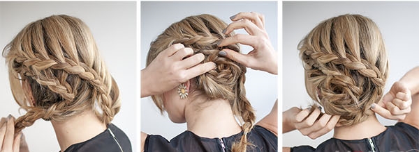 Come fare un'acconciatura da sera per capelli di media lunghezza