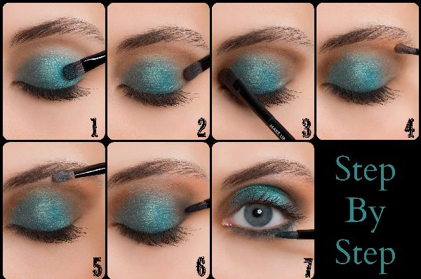 Bello trucco per il nuovo anno 2017 Cazzo per occhi blu, verdi e marroni: lezioni passo-passo per foto e video