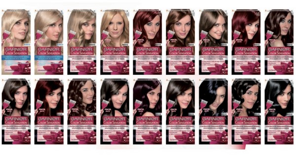 Tintura per capelli Garnier - recensione di foto e video