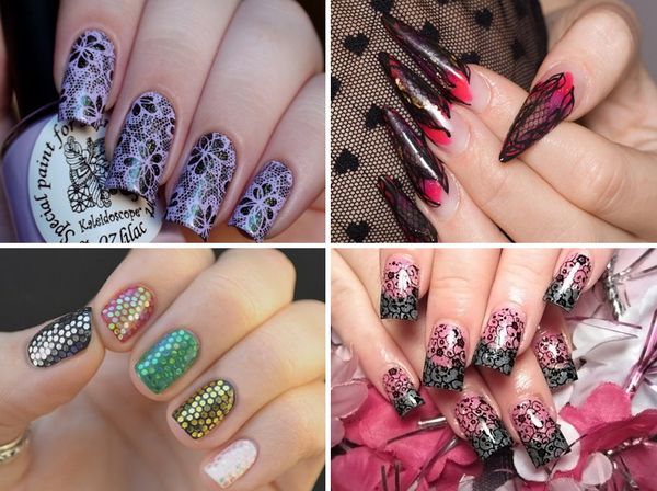 Lace Nail Art: una tendenza romantica nella manicure