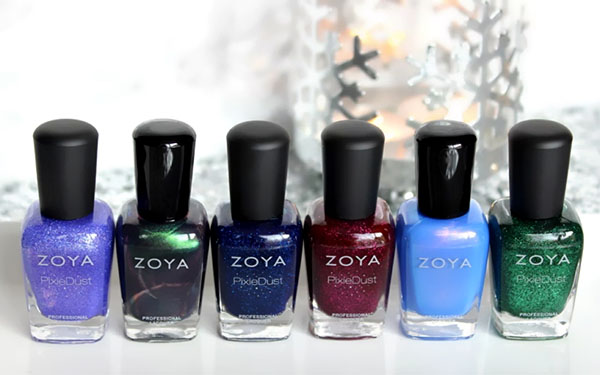 La migliore arte del chiodo di Capodanno con vernici Zoya Enchanted