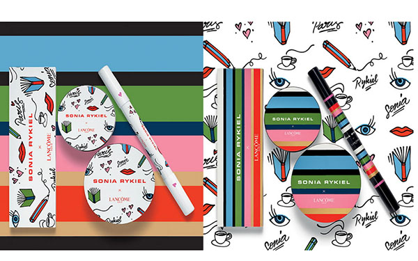 La magia dei segni parigini: la collezione decorativa di Sonia Rykiel x Lancôme
