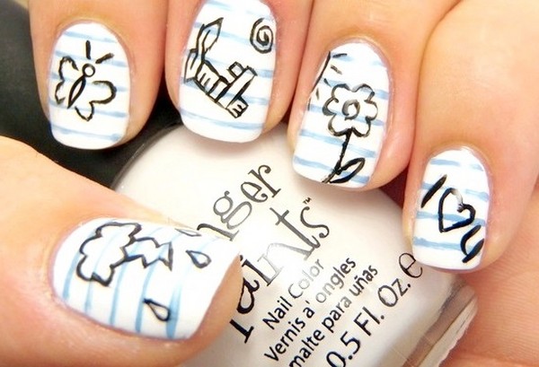 Che manicure fare a scuola il 1 ° settembre, una foto. Idee manicure per Knowledge Day per studenti di 9 e 11 gradi