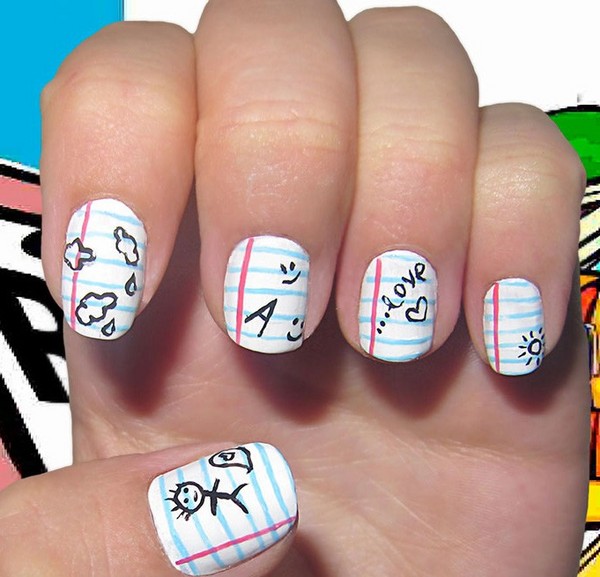 Che manicure fare a scuola il 1 ° settembre, una foto. Idee manicure per Knowledge Day per studenti di 9 e 11 gradi