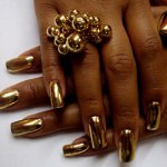 Manicure con lamina Manicure con lamina