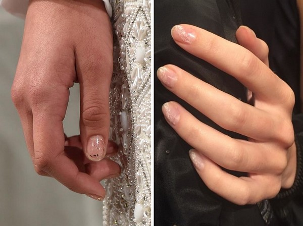 Manicure con glitter - estate trend-2016