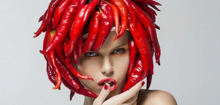Maschera per capelli con pepe 