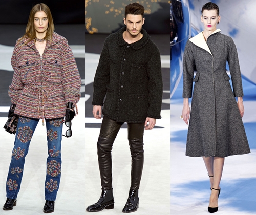 Abiti alla moda invernali 2014 (foto): tendenza alla moda di abbigliamento esterno per uomini e donne