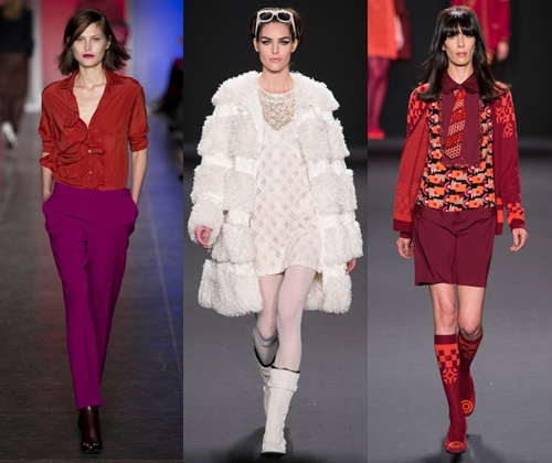 I colori alla moda dei vestiti autunno-inverno 2014: foto delle sfumature più alla moda del 2014