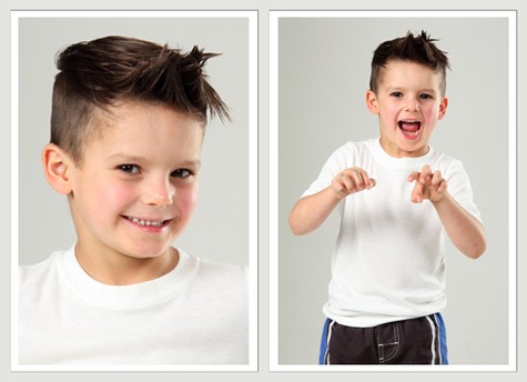 Haircuts alla moda dei bambini 2014, foto