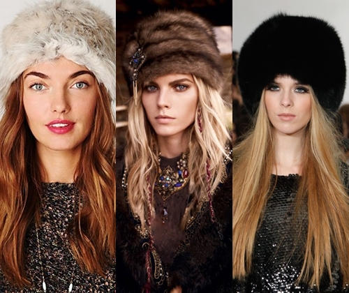 Cappelli di pelliccia alla moda nell'inverno 2014: foto dei cappelli di pelliccia femminili più alla moda del 2014 