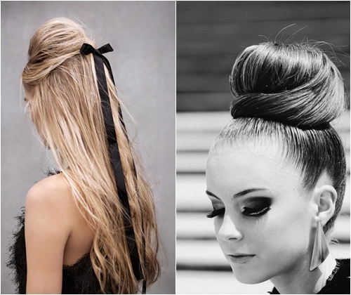 Acconciature sul promo per capelli lunghi